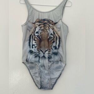 POPUPSHOP Tiger Print Swimsuit